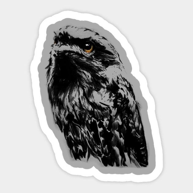 Not an Owl Sticker by JadioVisual